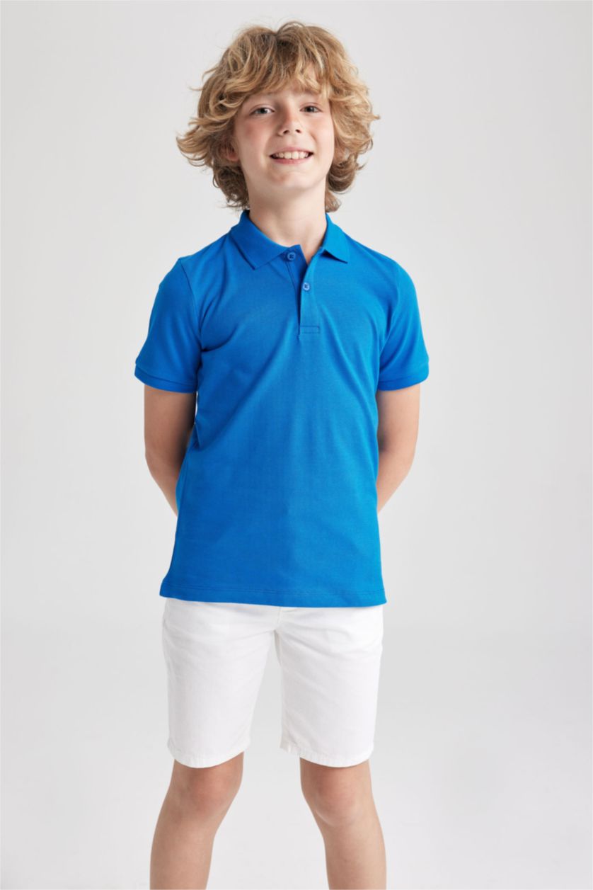 GARÇONS Rouge Polo à manches courtes 2 Garçon