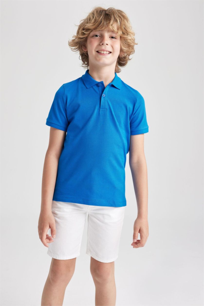 GARÇONS Rouge Polo à manches courtes 2 Garçon