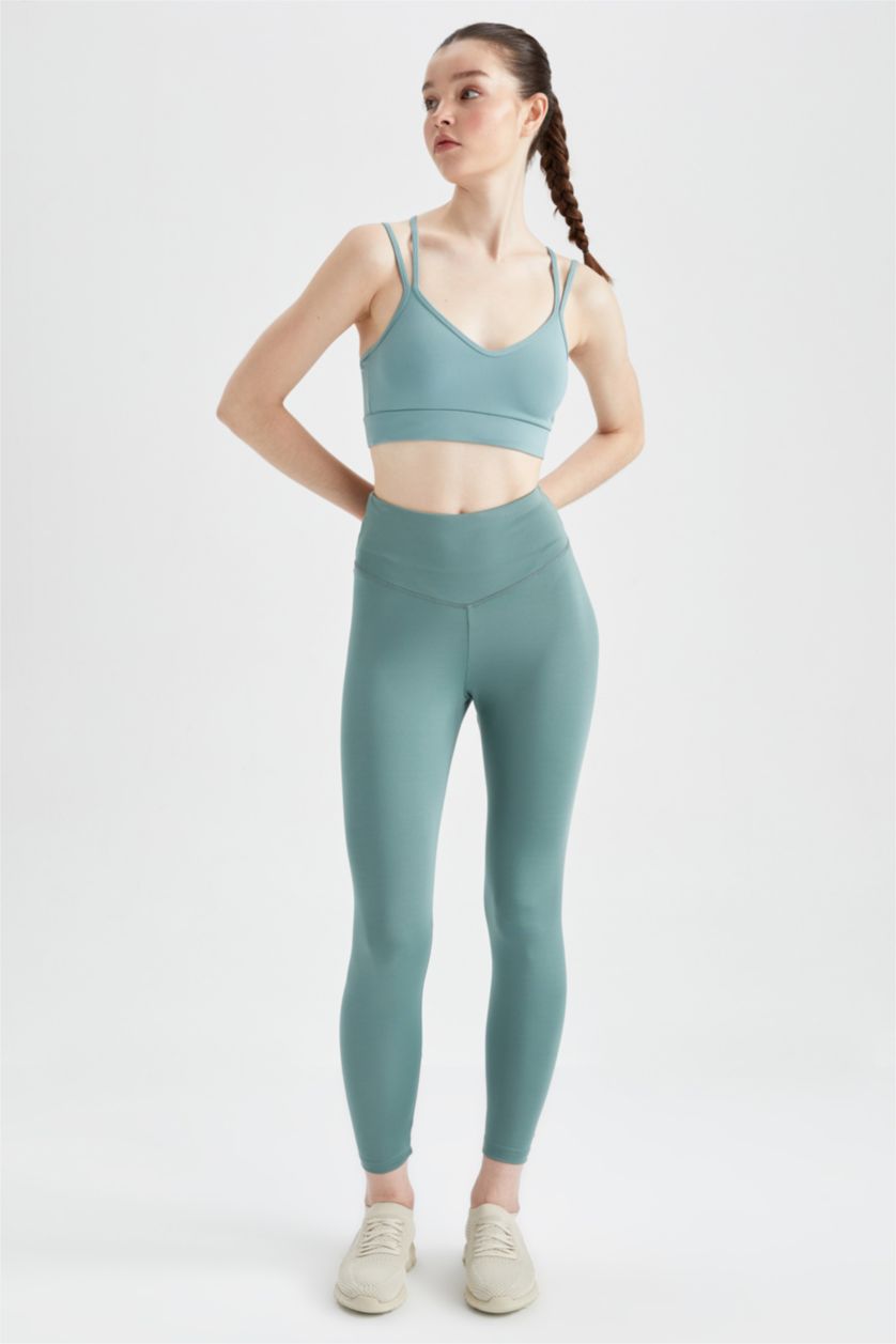 Woman Green Defacto Fit Sports Bra