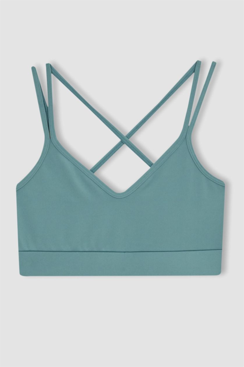 Woman Green Defacto Fit Sports Bra