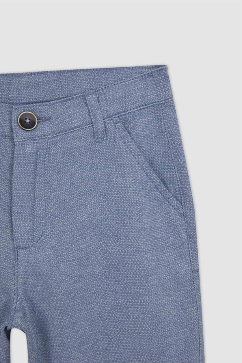 أولاد أزرق فاتح بنطلون ولادي قطن قصة عادية