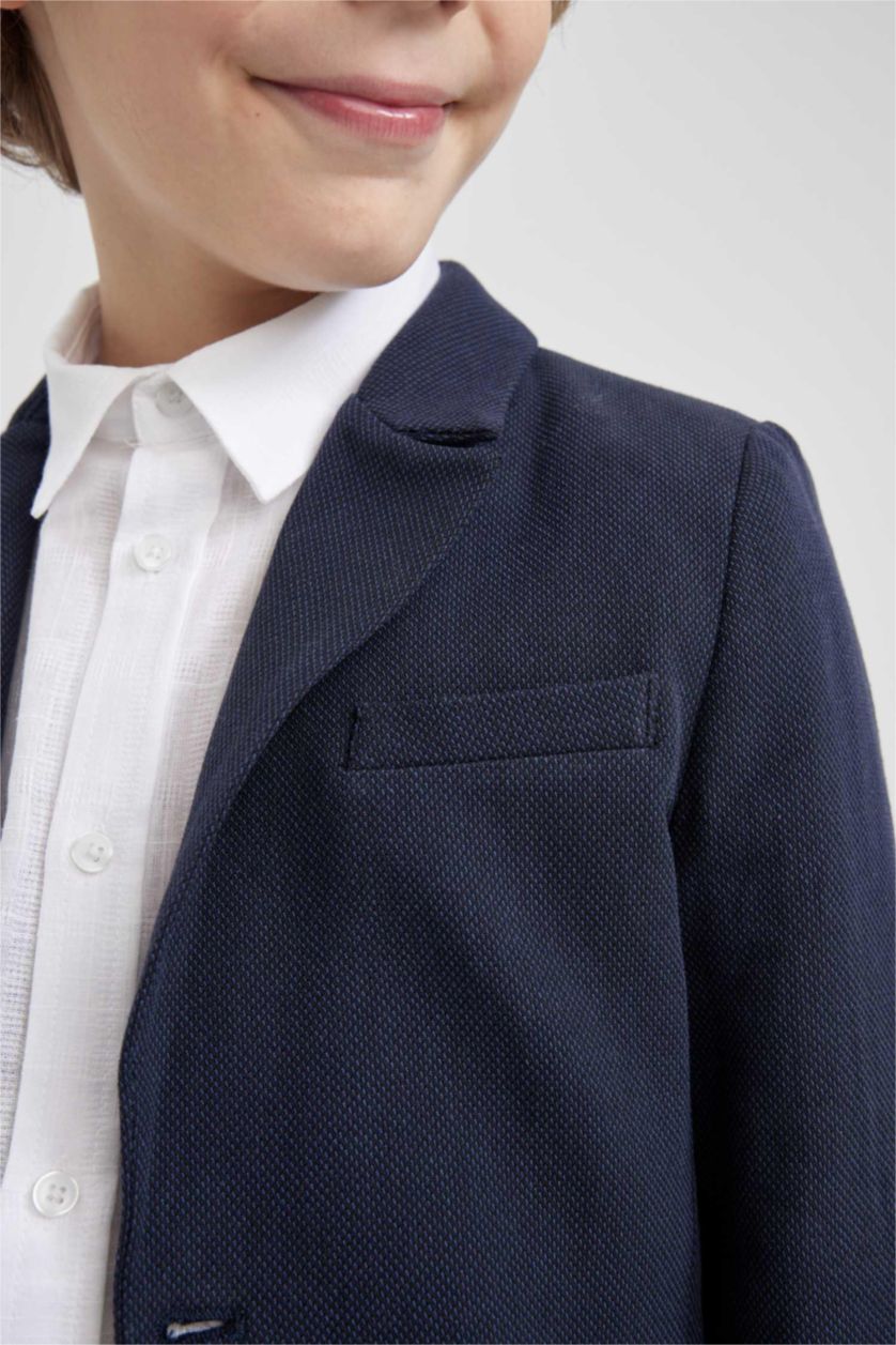 BOYS & TEENS NAVY Boy Twill Jacket
