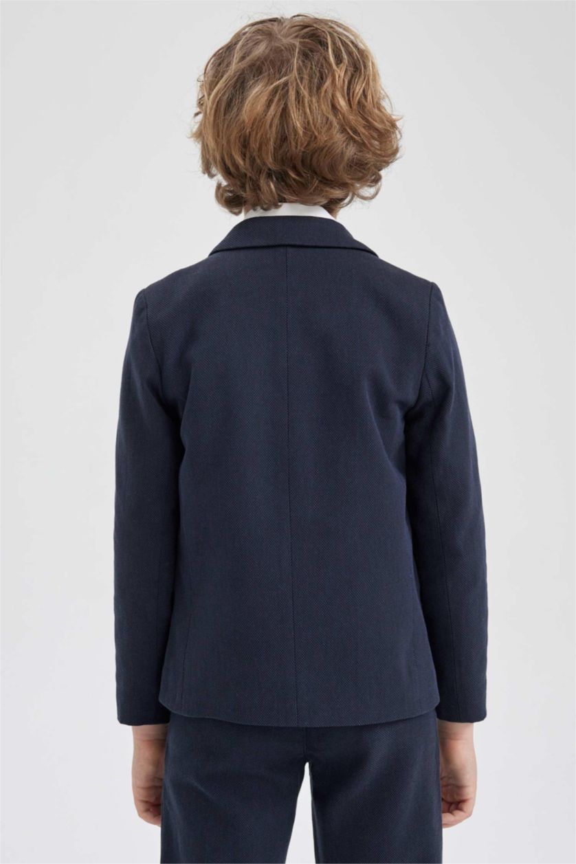 BOYS & TEENS NAVY Boy Twill Jacket