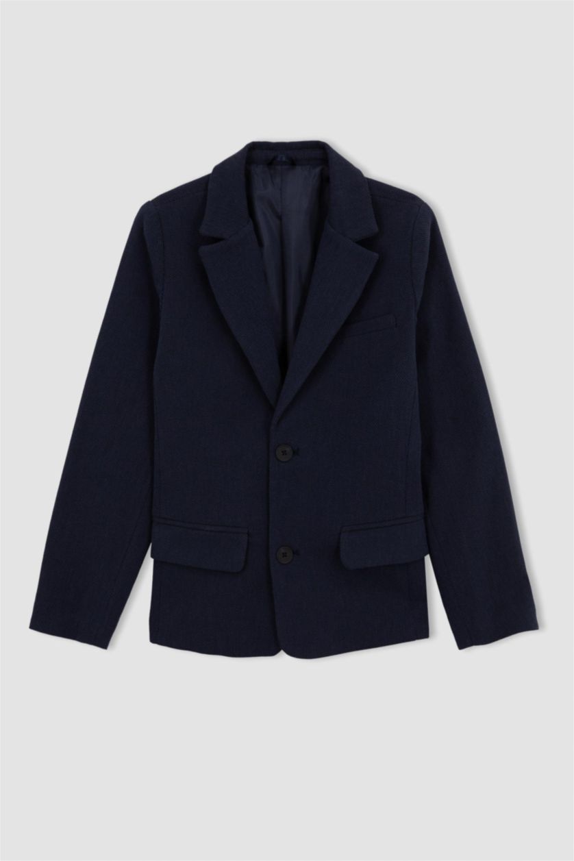 BOYS & TEENS NAVY Boy Twill Jacket