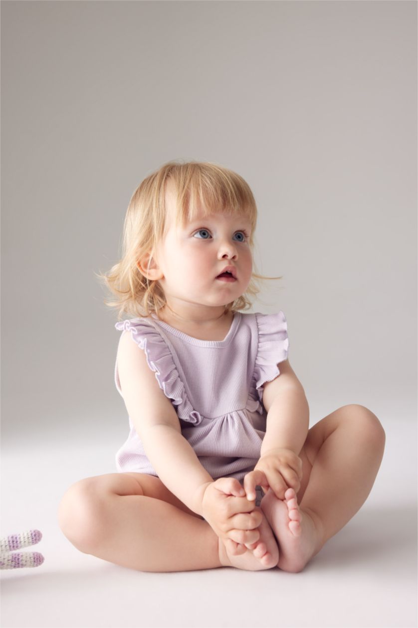 ДІВЧИНКА Світло-бузковий Комбінезон з джерсі для малюків дівчаток