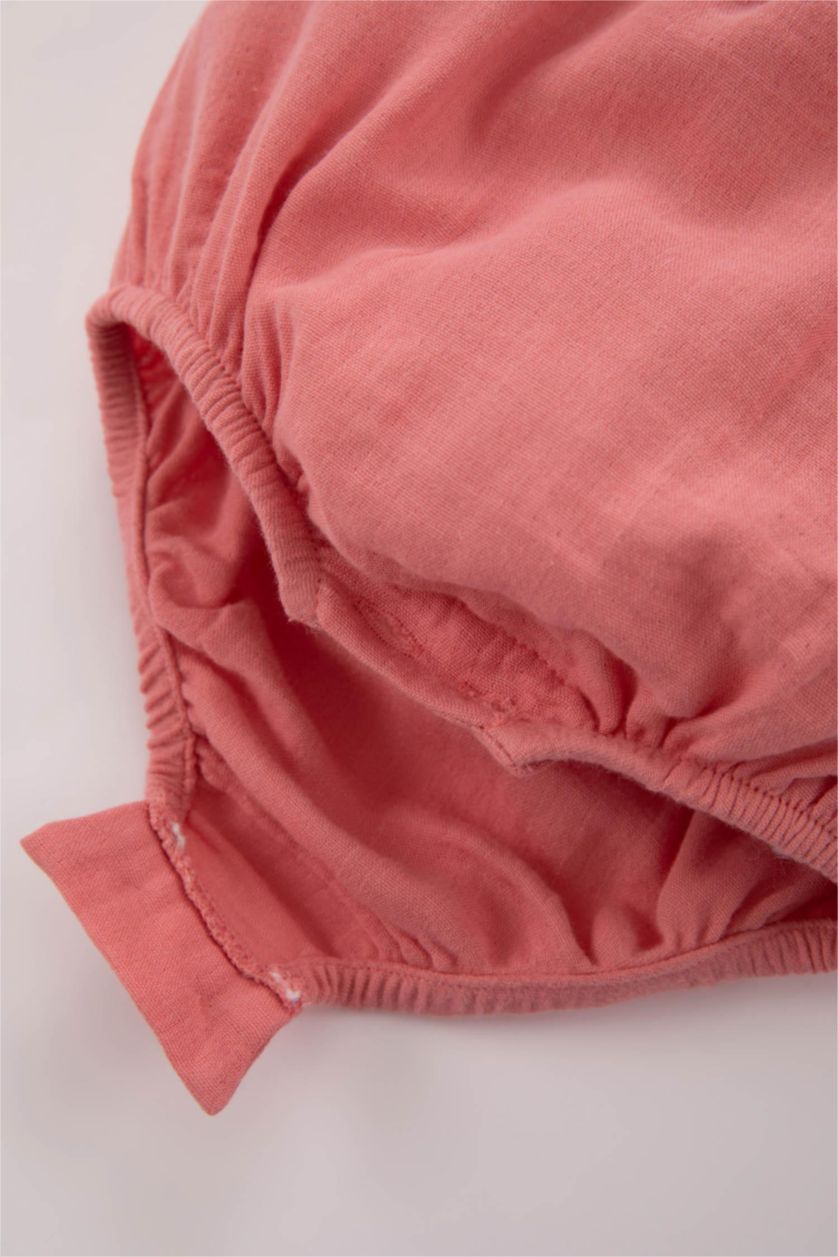 طفلة صغيرة وردي فاتح جمبسوت بناتي موسلين