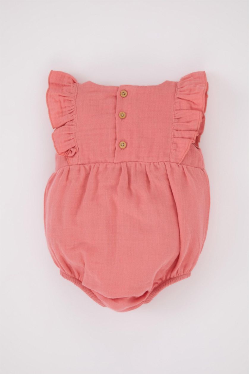 طفلة صغيرة وردي فاتح جمبسوت بناتي موسلين