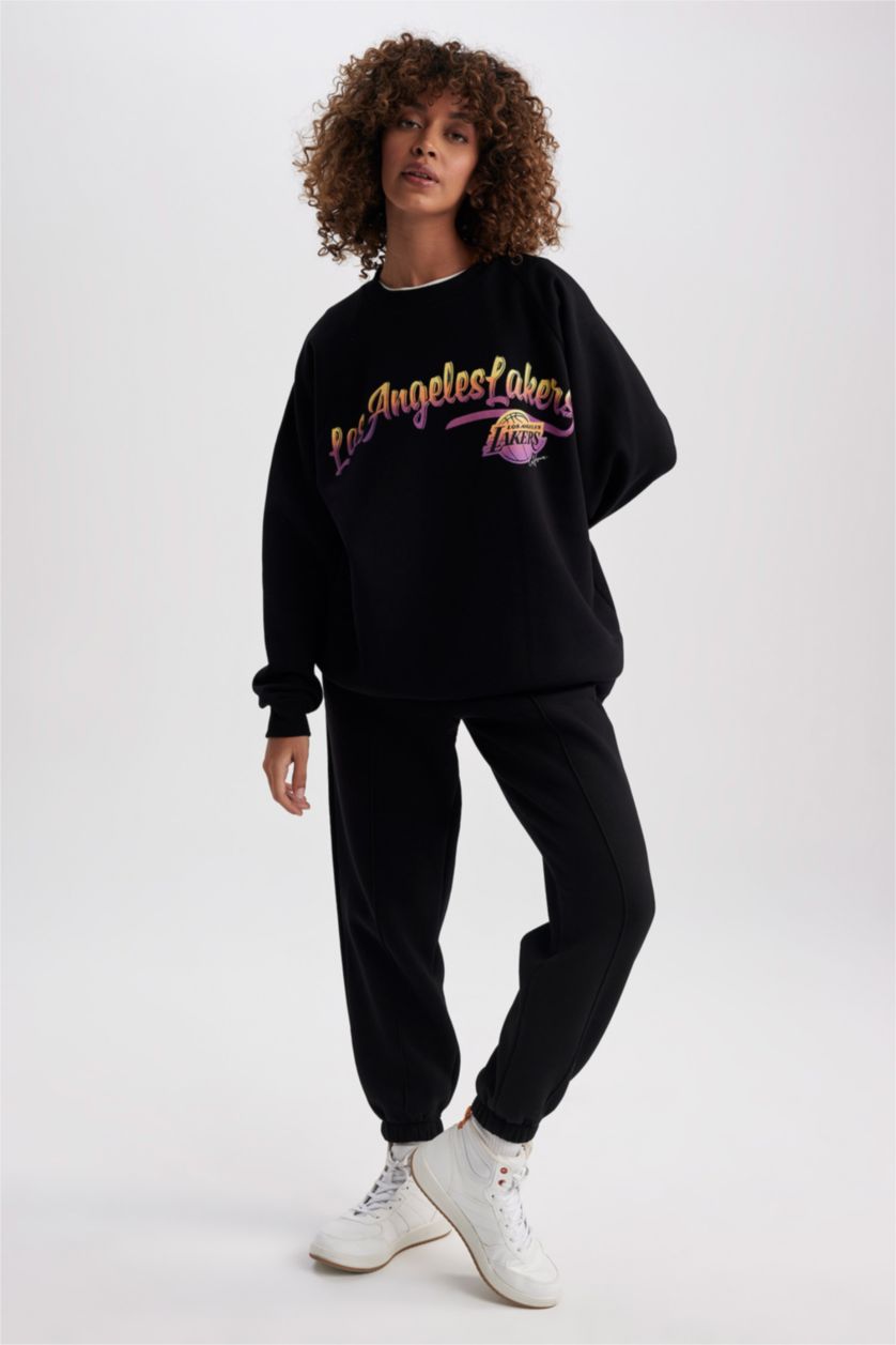 FEMME Noir Oversize Fit Thick Sweatshirt Fabric Sweatshirt