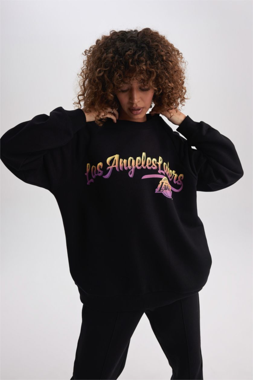 FEMME Noir Oversize Fit Thick Sweatshirt Fabric Sweatshirt