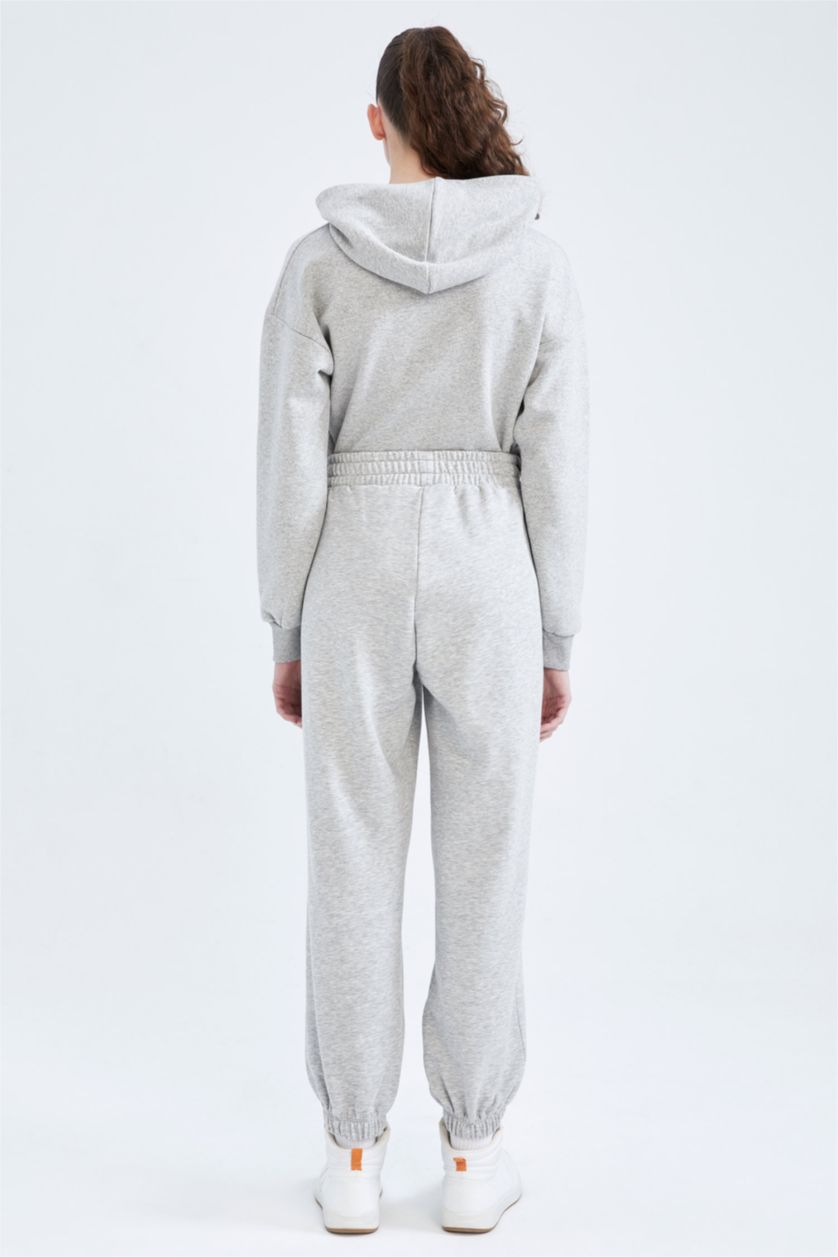 Женщины Серый меланж Спортивные штаны оверсайз NBA Miami Heat; DeFactoFit