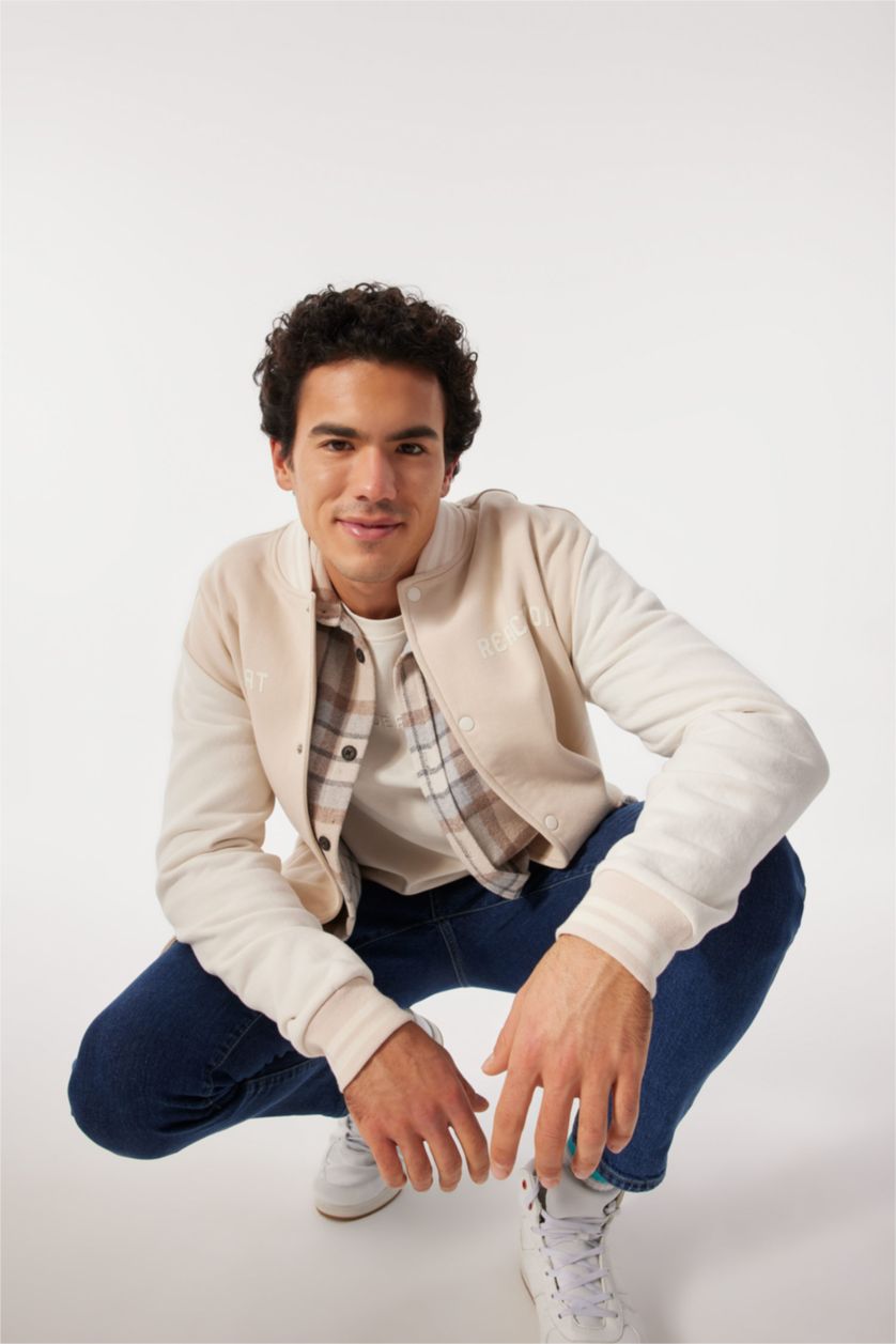MAN Sand Regular Fit Cardigan