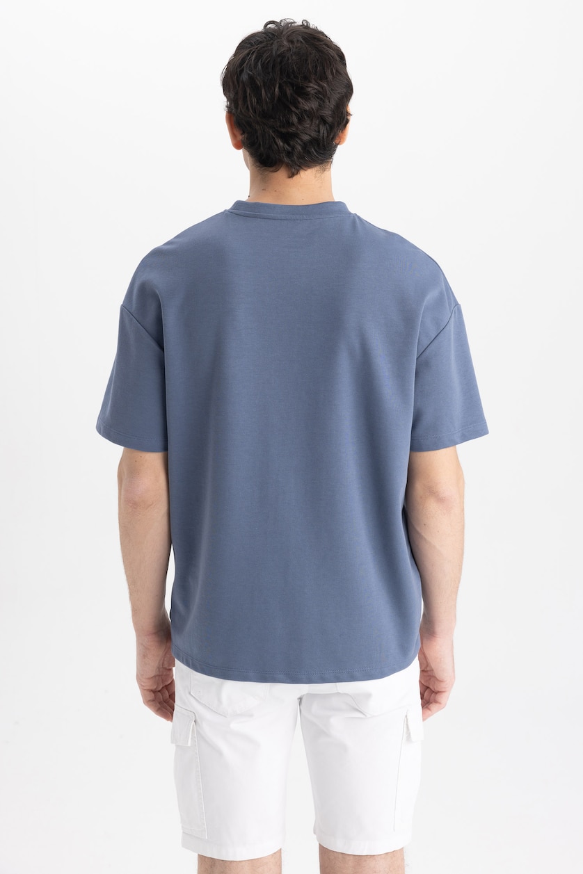 رجال نيلي Comfort Fit Short Sleeve T-Shirt