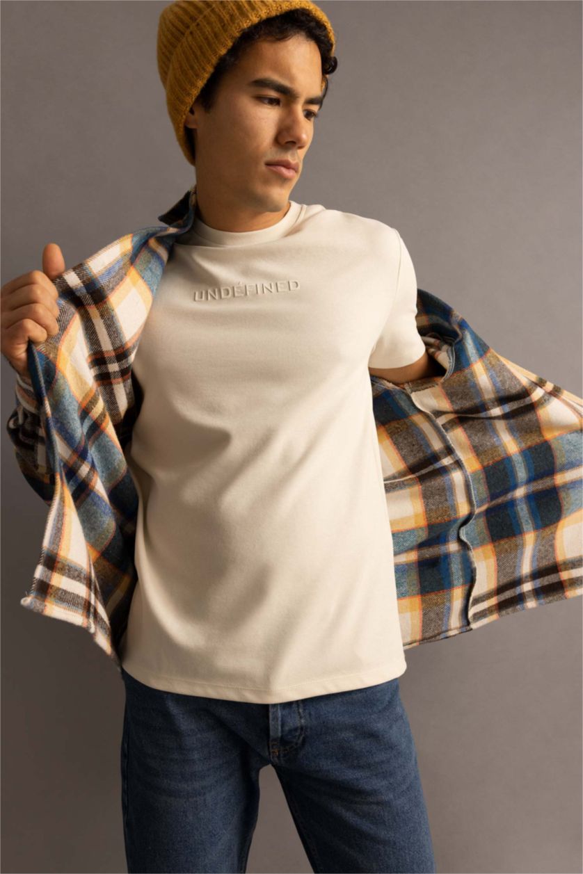 MAN Sand Regular Fit Short Sleeve T-Shirt