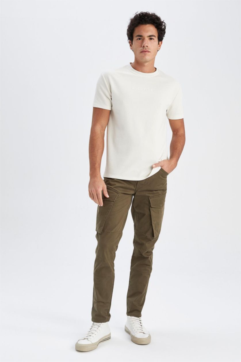 MAN Sand Regular Fit Short Sleeve T-Shirt