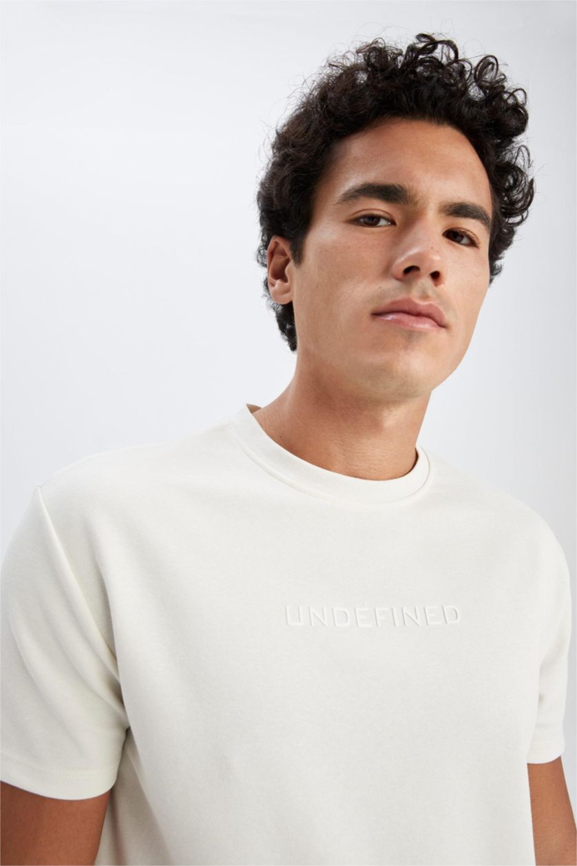 MAN Sand Regular Fit Short Sleeve T-Shirt