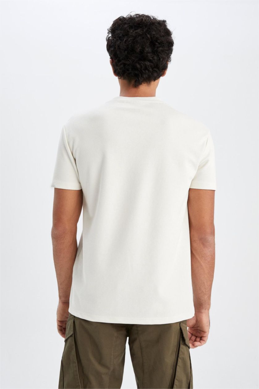 MAN Sand Regular Fit Short Sleeve T-Shirt