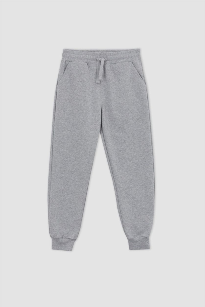 أولاد ميلانج رمادي طقم ولادي - قطعتين