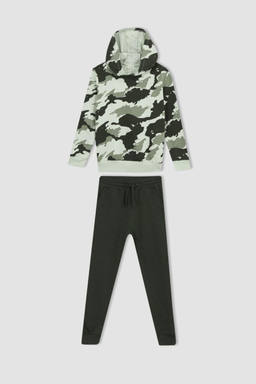 Boys & Teens Mint Boy Patterned Hoodie 2-Pack Set