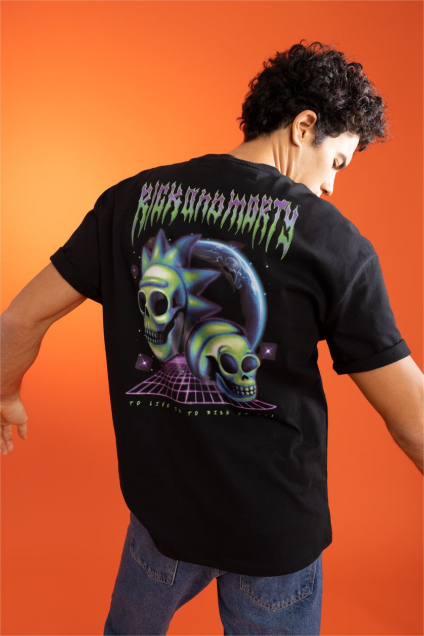 Black Man Comfort Fit Short Sleeve T-Shirt 2738700 | DeFacto