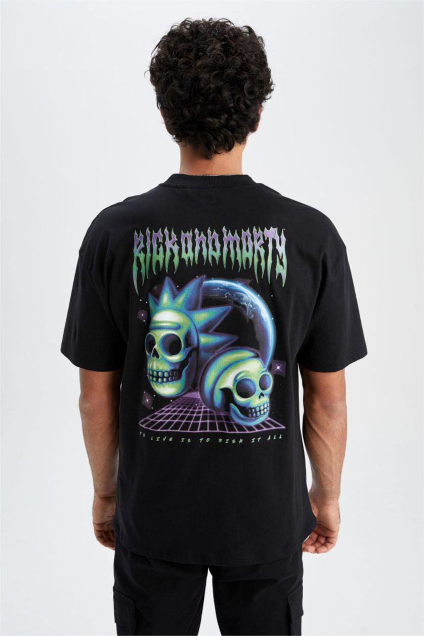Black Man Comfort Fit Short Sleeve T-Shirt 2738700 | DeFacto