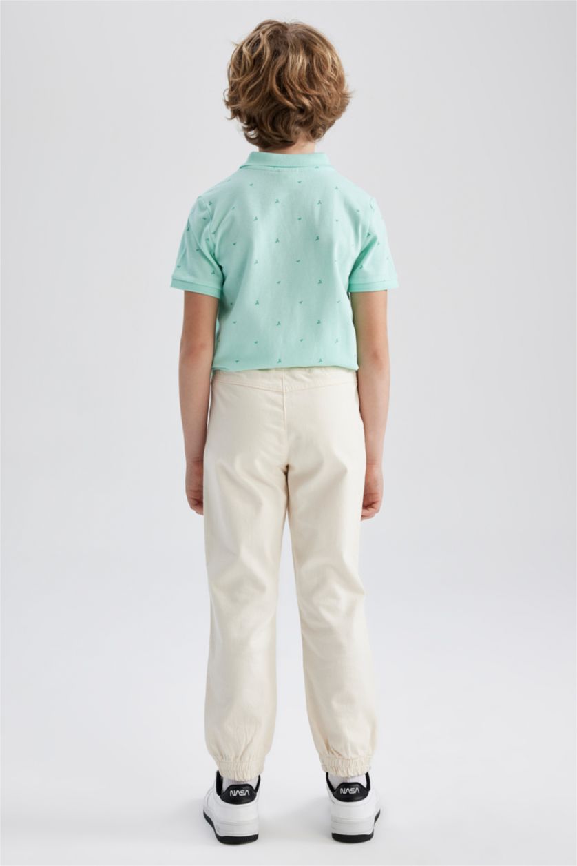 Хлопчачий Бежевий Брюки Спортивні Штани з габардину для хлопчиків