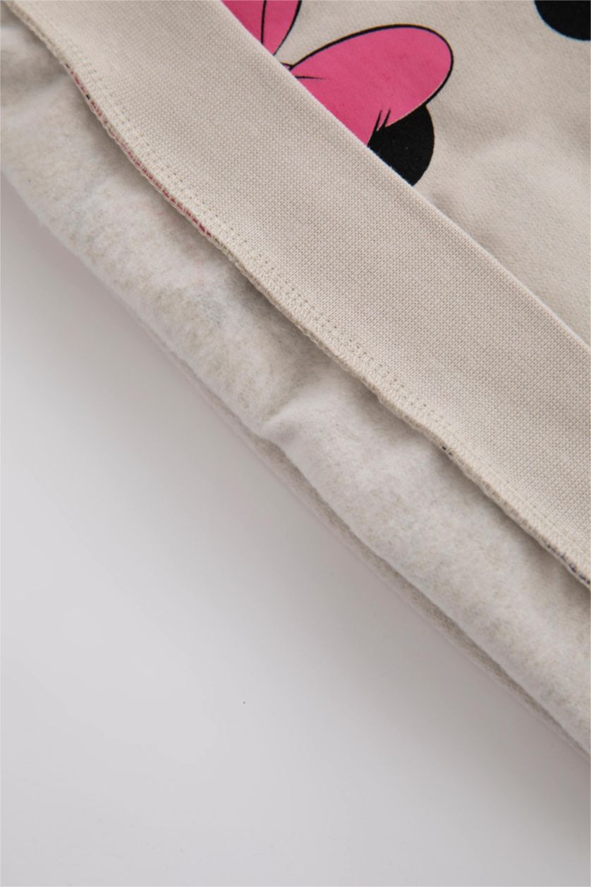 BÉBÉ FILLE Beige Ensemble En Tricot Tissu Sweat Fin Col Ras Du Cou Manche Longue 2 Mickey & Minnie (Standard Characters) BéBé Fille