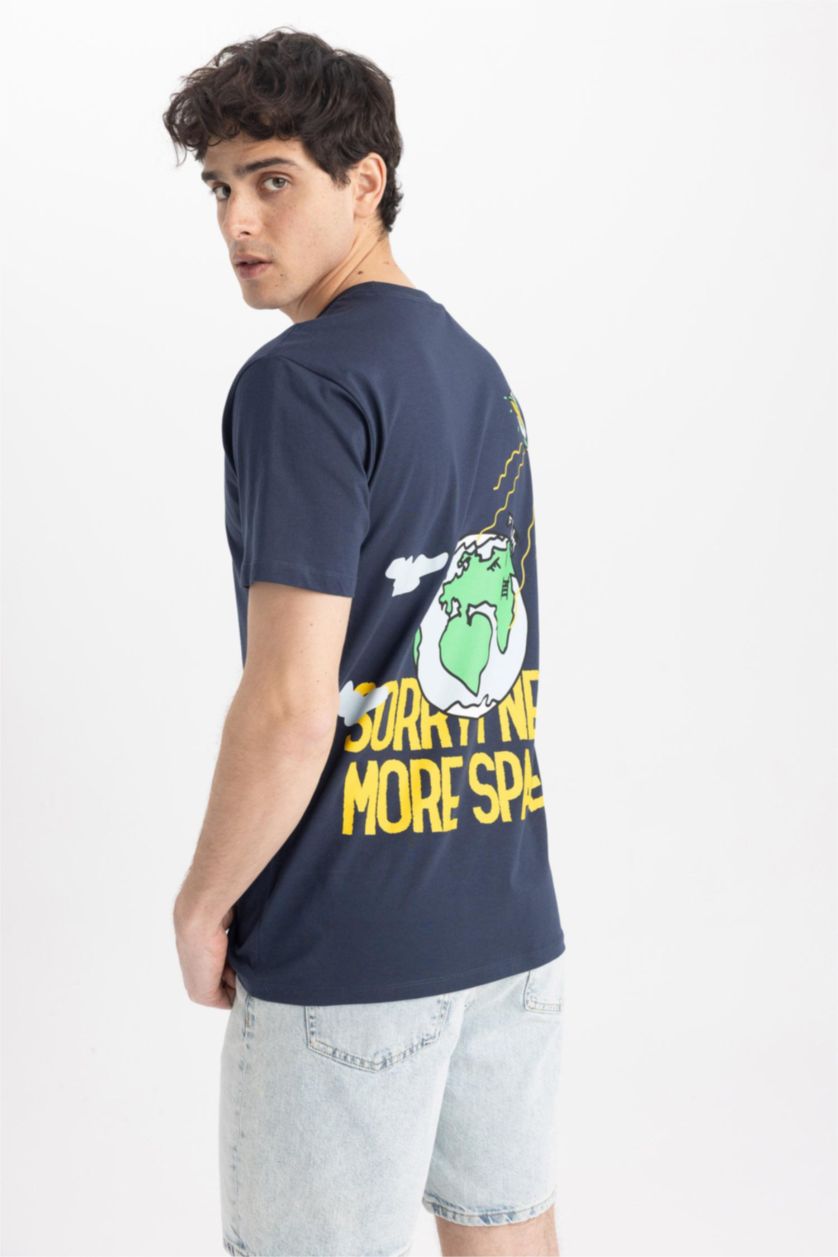 MAN NAVY Regular Fit Short Sleeve T-Shirt