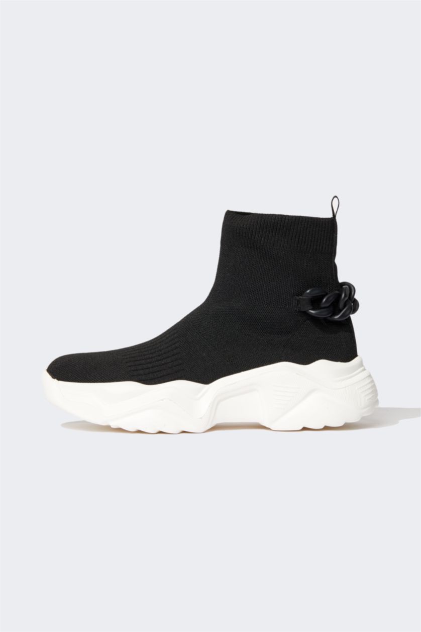 Женщины Черный Повседневная обувь на тостой подошве для женщин