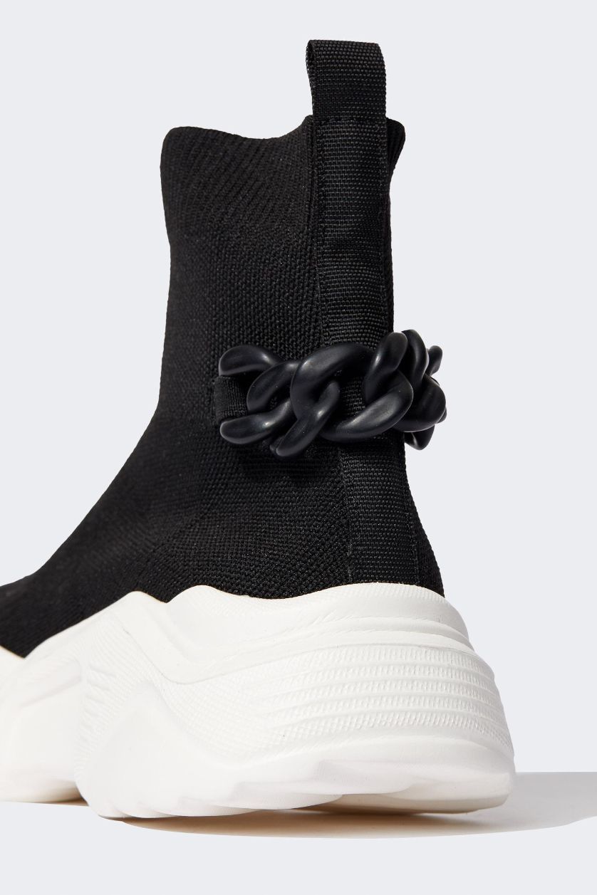 Женщины Черный Повседневная обувь на тостой подошве для женщин