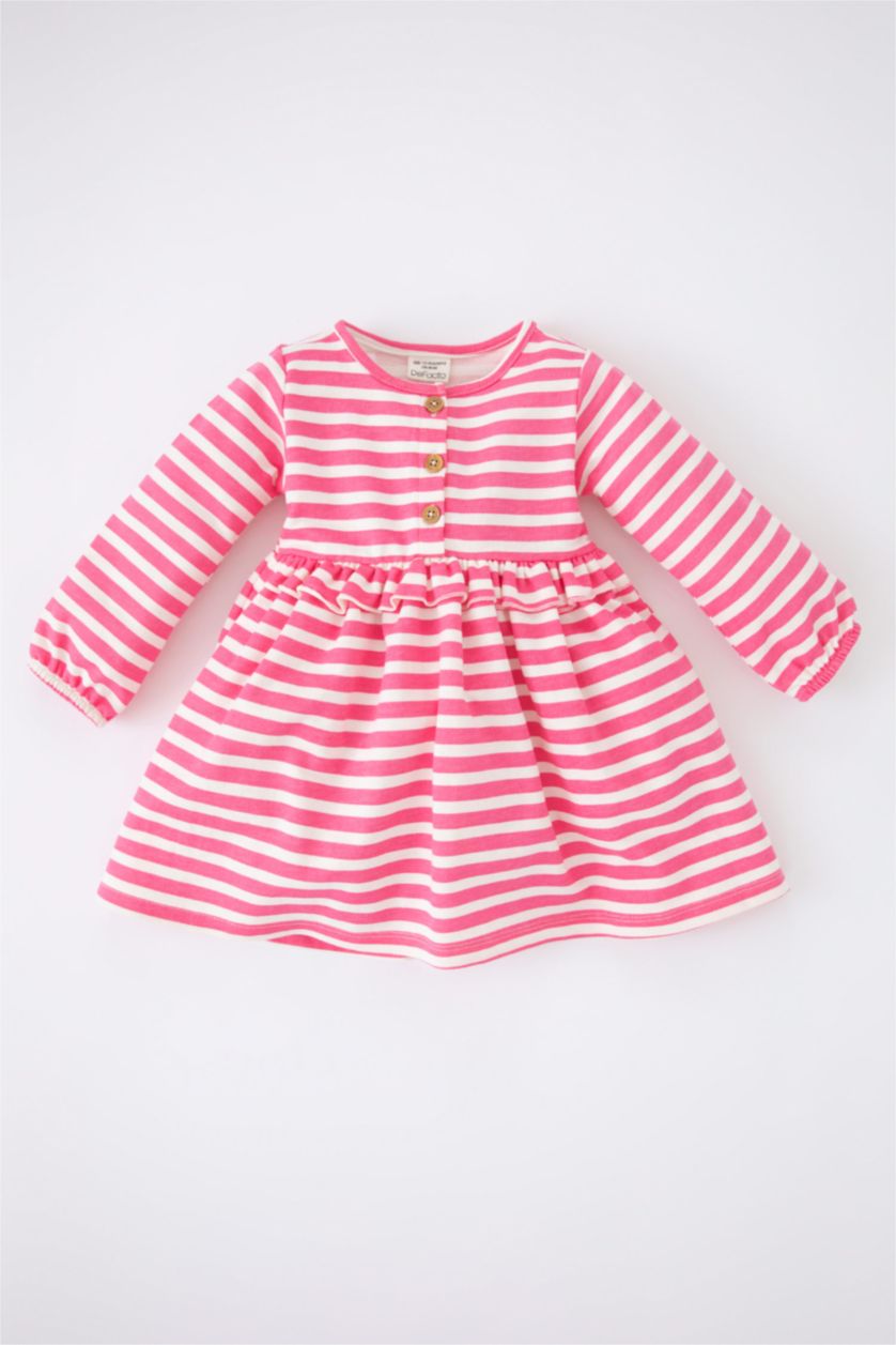 BABY GIRL Pink Baby Girl Long Sleeve Dress