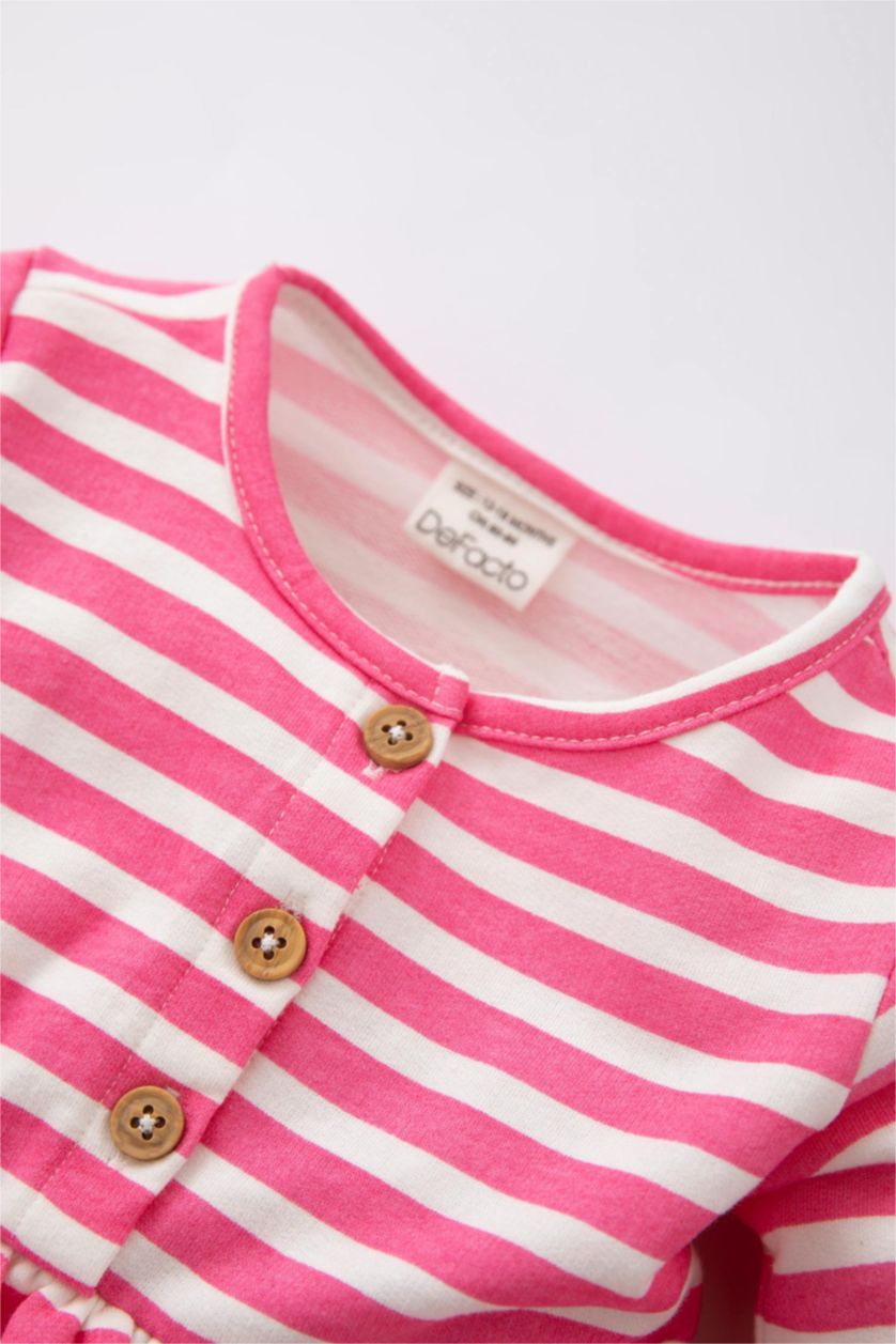 BABY GIRL Pink Baby Girl Long Sleeve Dress