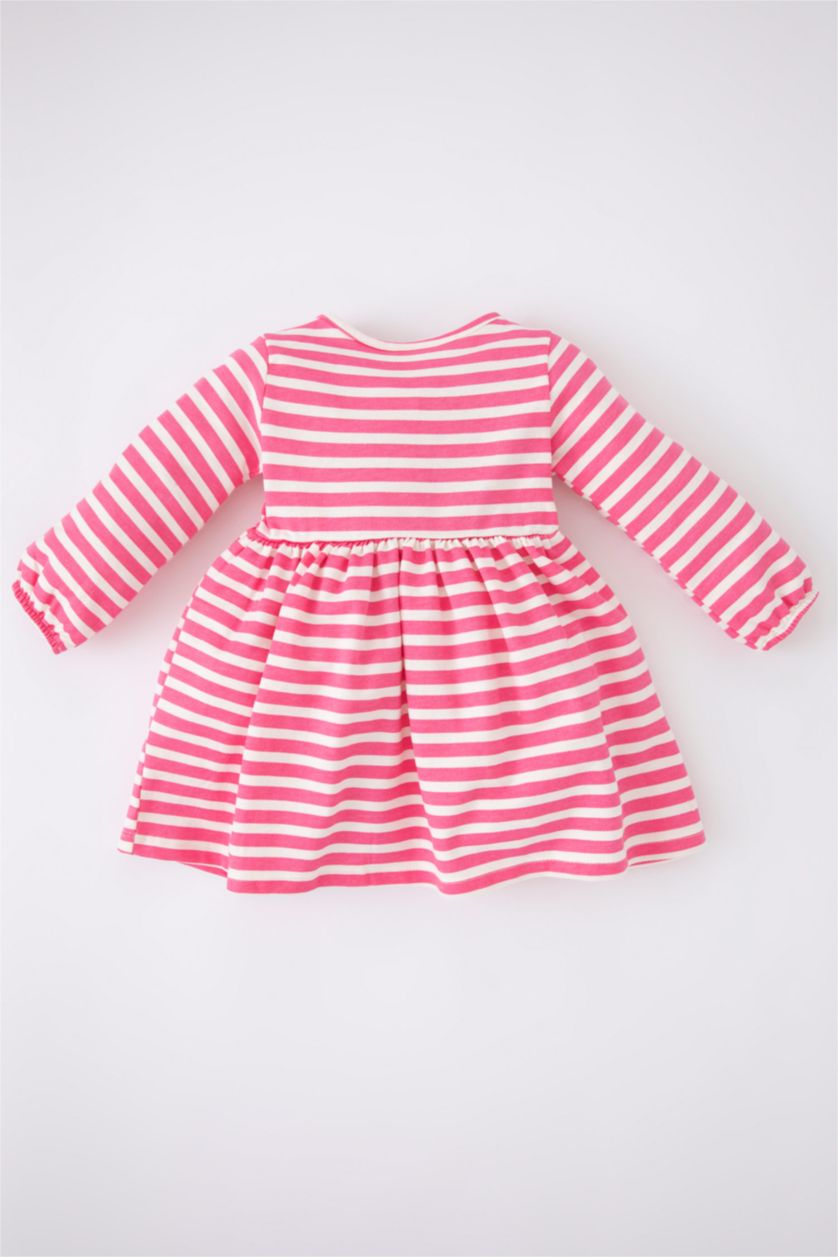 BABY GIRL Pink Baby Girl Long Sleeve Dress