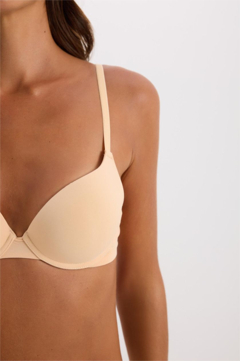 FEMME Beige Soutien gorge Micro Rembourré