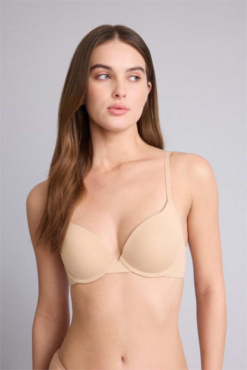 نساء بيج حمالة الصدر بنص حشو مبطن