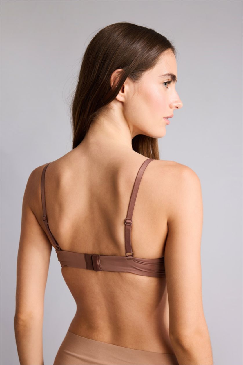 نساء بني فاتح Micro Padded Half Underwired T-Shirt Bra
