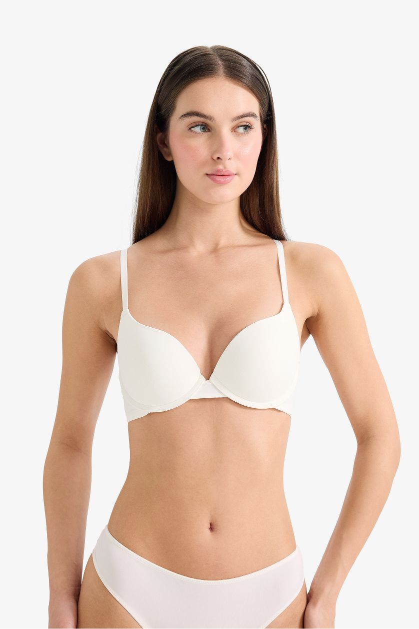 Woman Ecru Fall in Love With Pad Bra