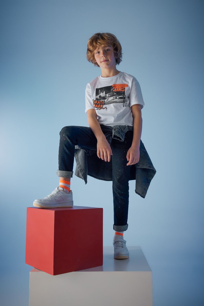 BOYS & TEENS Black Boy Skinny Fit Jeans