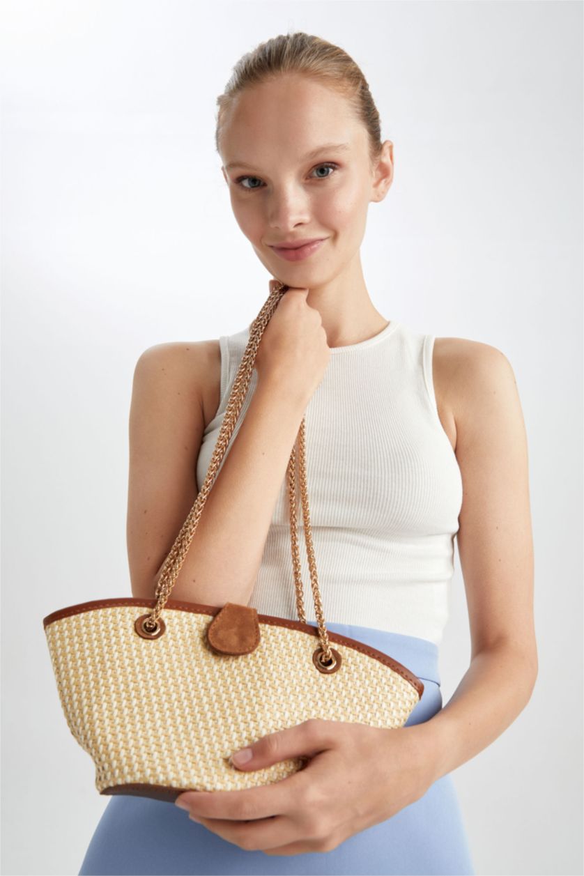 FEMME Marron Clair Sac d'épaule