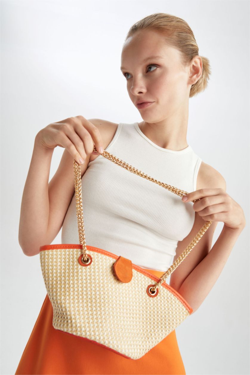 نساء برتقالي Shoulder bag