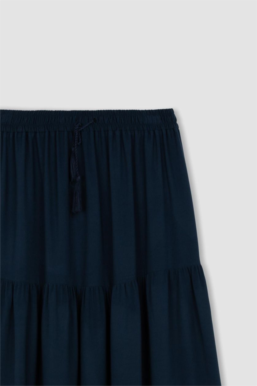 Woman NAVY Maxi Skirt