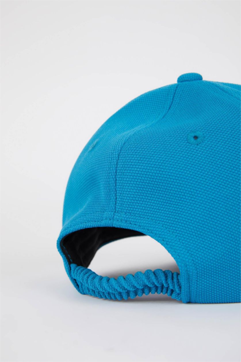 رجالي نيلي قبعة كاب رجالي مطرز