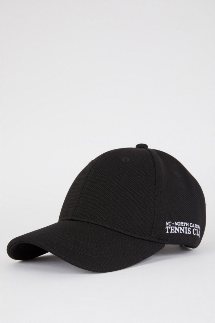 رجالي أسود قبعة كاب رجالي مطرز