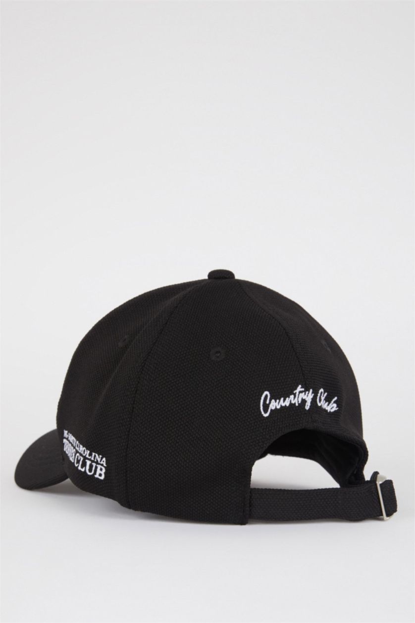 رجالي أسود قبعة كاب رجالي مطرز