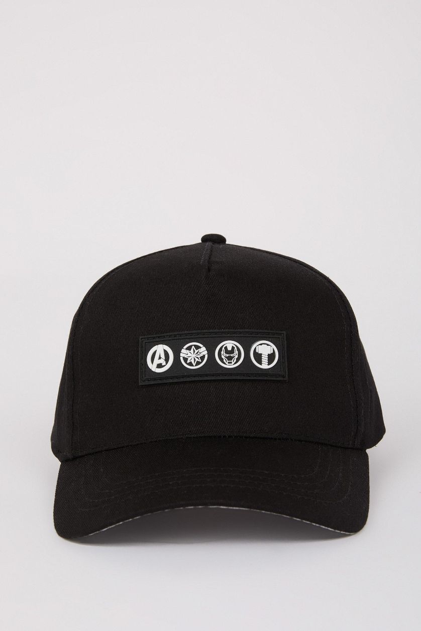 رجال أسود شفقة كاب رجالي بيسبول منسوج باتكيت من مارفل