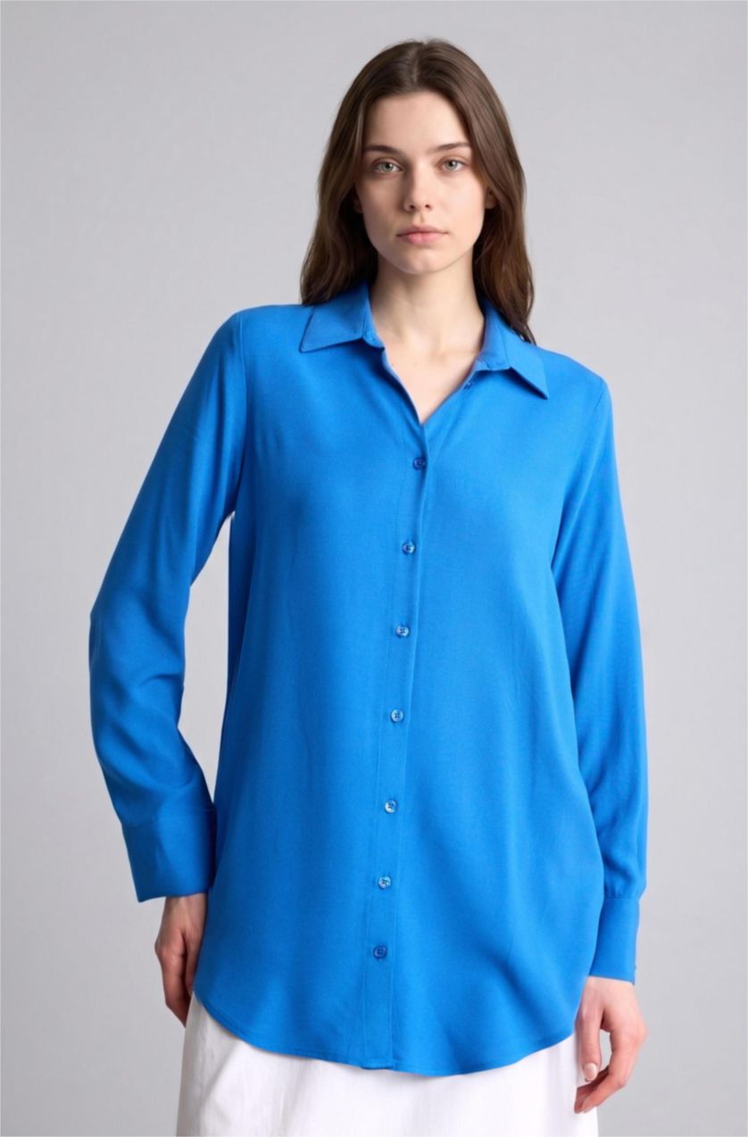 Kadın Royal Regular Fit Uzun kollu Gömlek