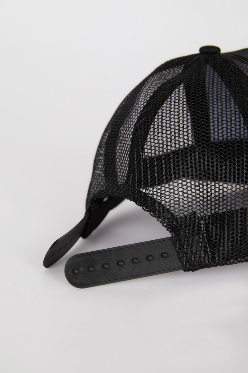 Boys & Teens Black Boy Printed Cap