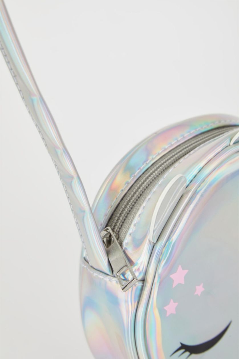 Девочки и подростки Серебряный Сумка с принтом для девочек