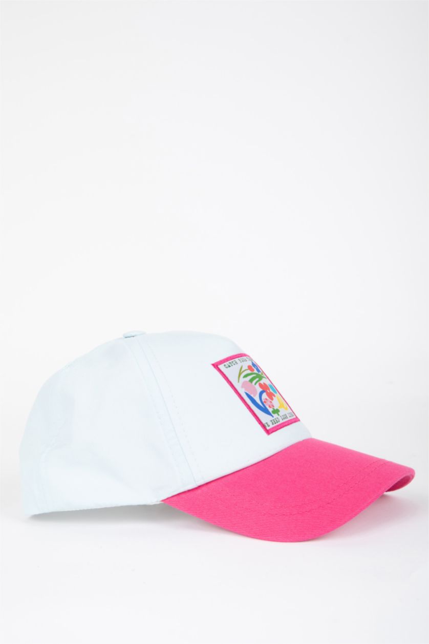 Kız Çocuk - Genç Kız Karma Nakışlı Cap Şapka Kız Çocuk