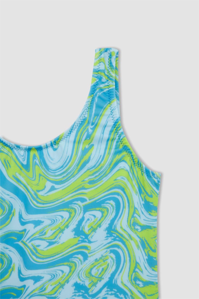 FILLES Turquoise Maillot de Bain pour Fille