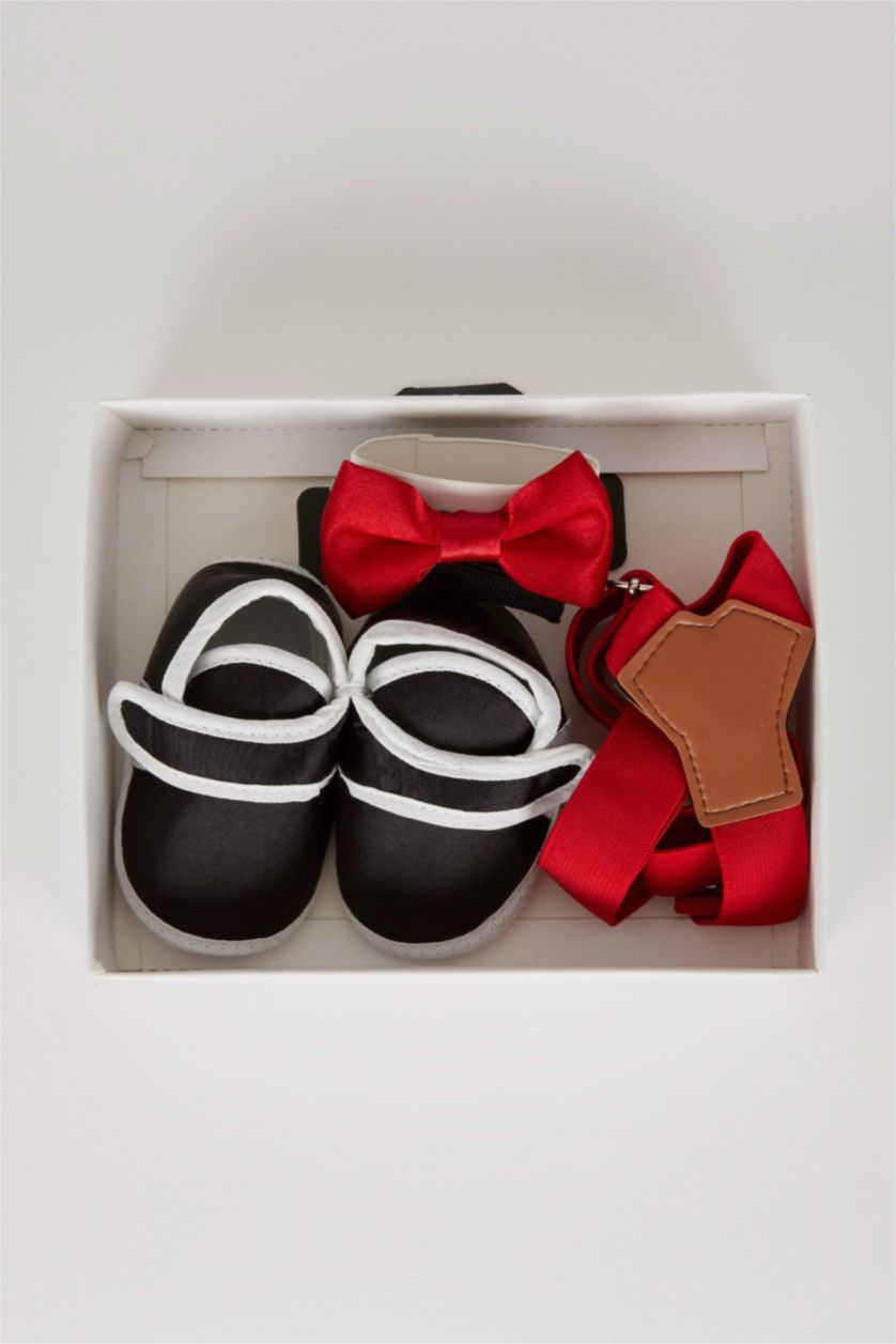 BABY BOY Red 3 piece Regular Fit Set